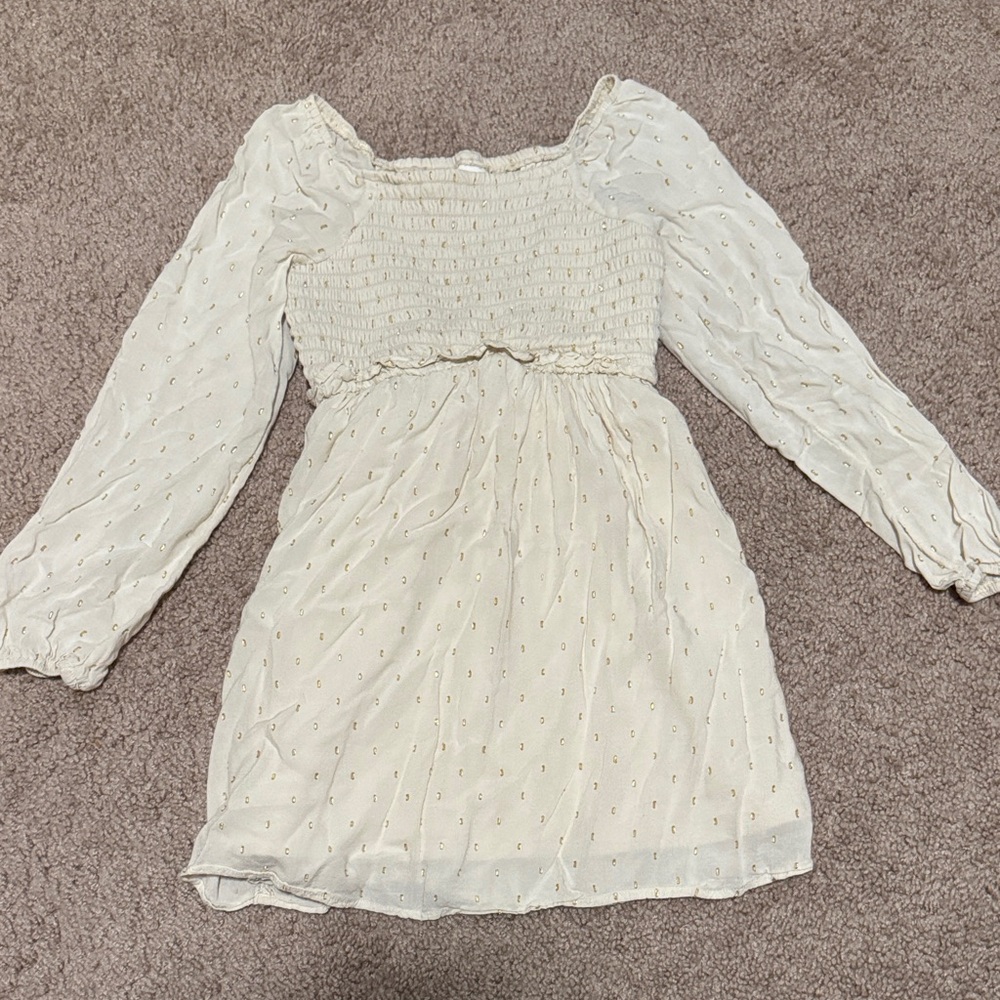 Art Class Cream Textured Top